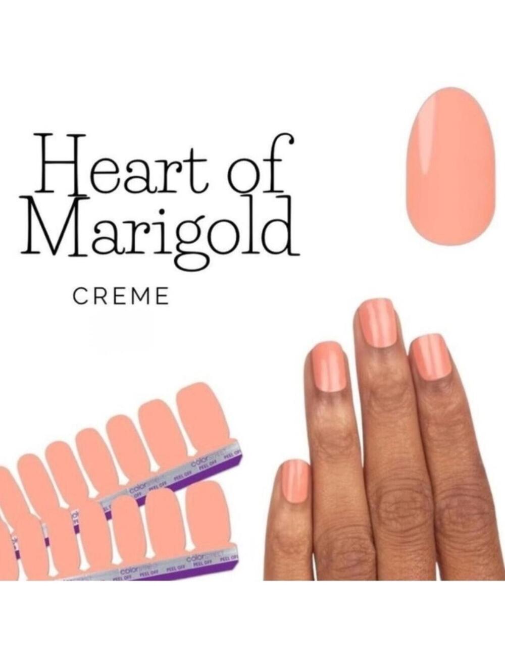 Color Street HEART OF MARIGOLD Nail Polish Strips